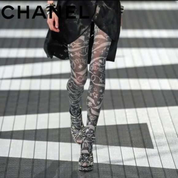 CHANEL Cruise 2024 tights sz S - Picture 1 of 8